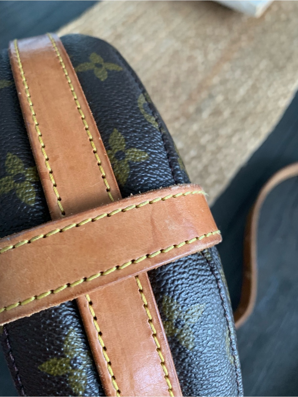 Louis Vuitton Monogram Canvas Crossbody Saddle Bag in Brown and Tan - Picture 9 of 16